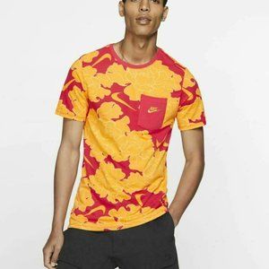 Nike Men’s Sportswear Dri-Fit Casual T-Shirt Red/Orange CK0162-687 RARE XXL NWT